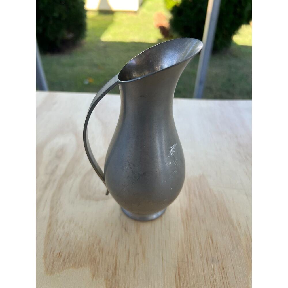 Royal Holland Pewter Daalderop Pitcher Ewer Vase 6.25” KMD ~Made In Holland